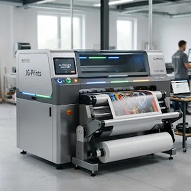 DTF printer in a studio