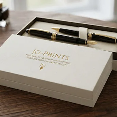 Executive pen set in gift case