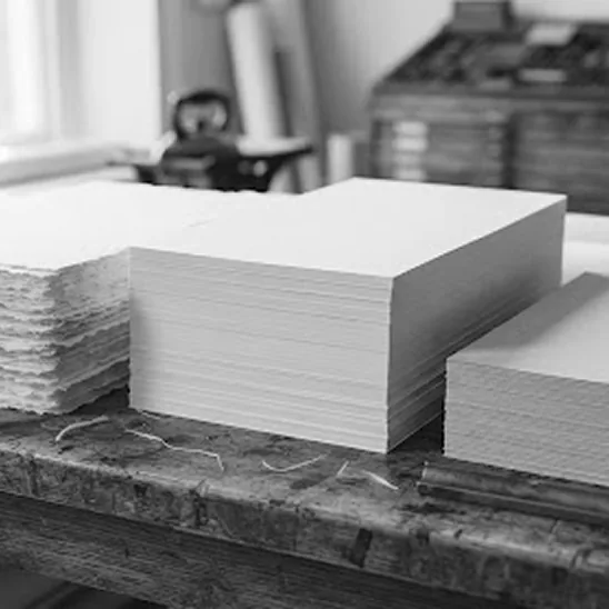 Paper stock library