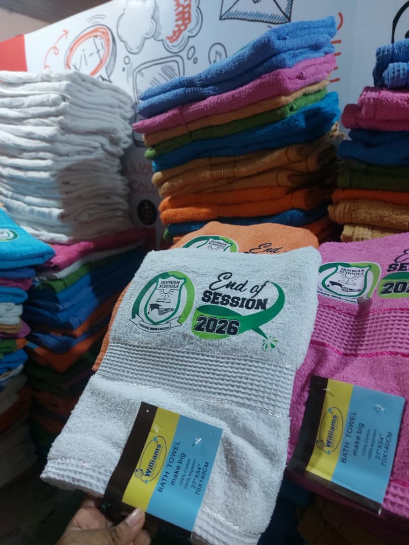 End-of-session towels for Ikhwan Schools